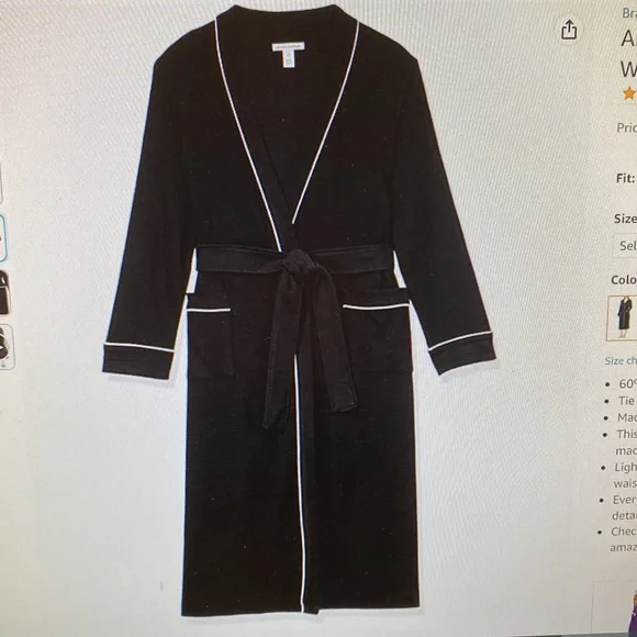 🆕 Amazon Essentials Women’s Lightweight Waffle Full-Length Robe - Picture 7 of 14